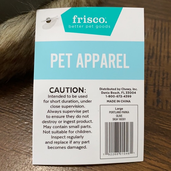 Frisco Unisex Dog Parka/Jacket - NWT! - Picture 3 of 3